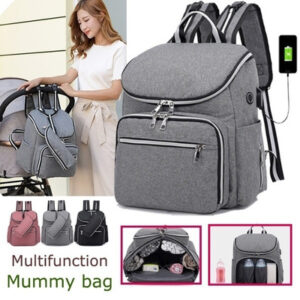 2019 New 2 Styles Large-capacity multi-function Mummy bag travel backpack Portable Outdoor Maternity Nappy Tote Bag